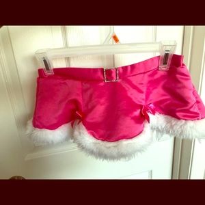 Victorious secret hot pink Santa skirt